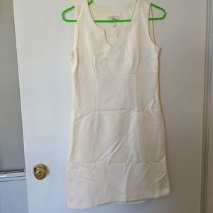 Loft White Sleeveless Dress